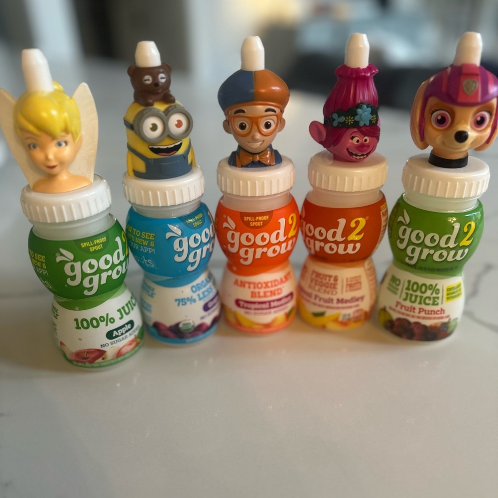 Kids Good to Grow Juice Cups with Character Tops